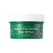 AXIS-Y Mugwort Pore Clarifying Wash Off Pack valomoji veido kaukė 100ml