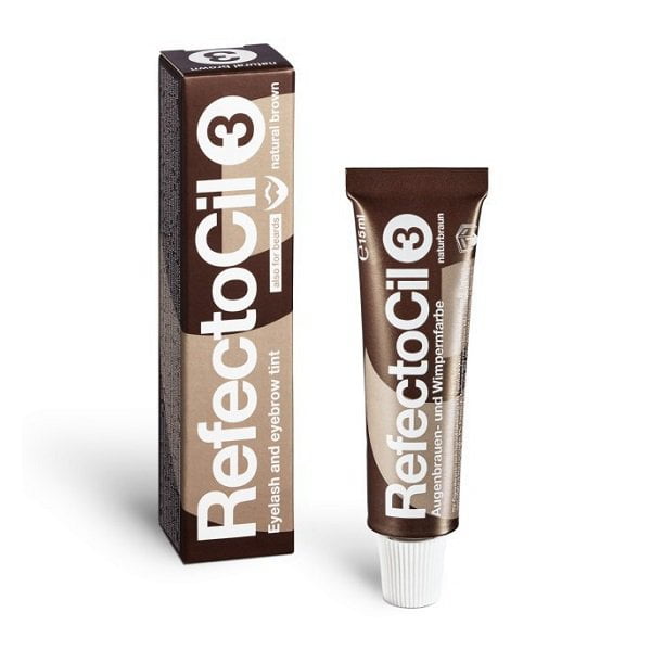 RefectoCil Natural Brown No.3 Blakstienų Ir Antakių Dažai 15ml