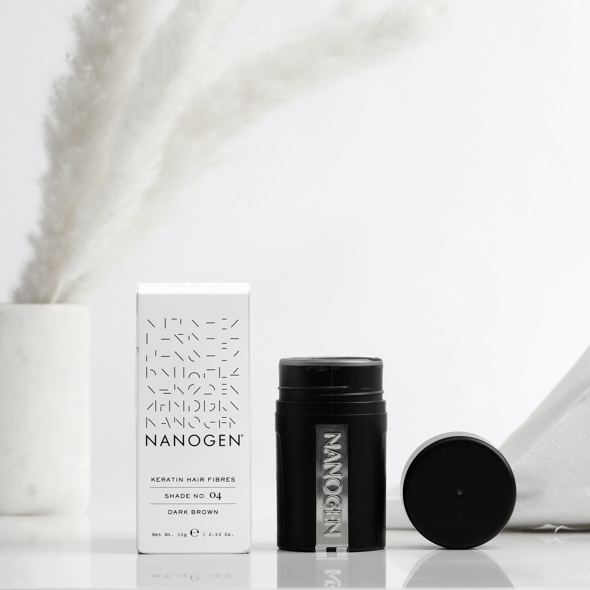Nanogen plaukų pudra Juoda