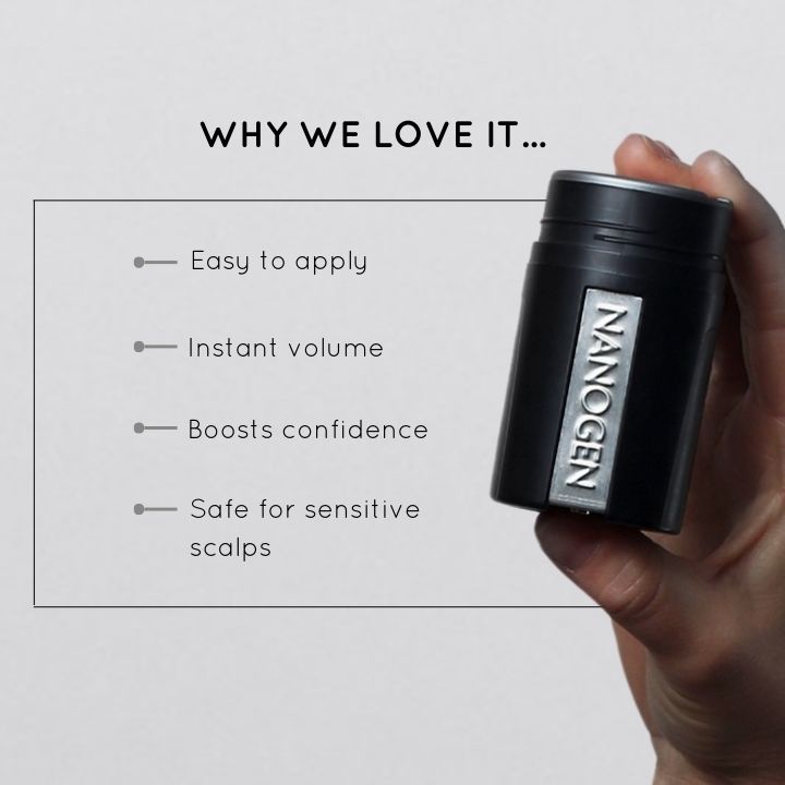 Nanogen plaukų pudra Tamsiai Ruda