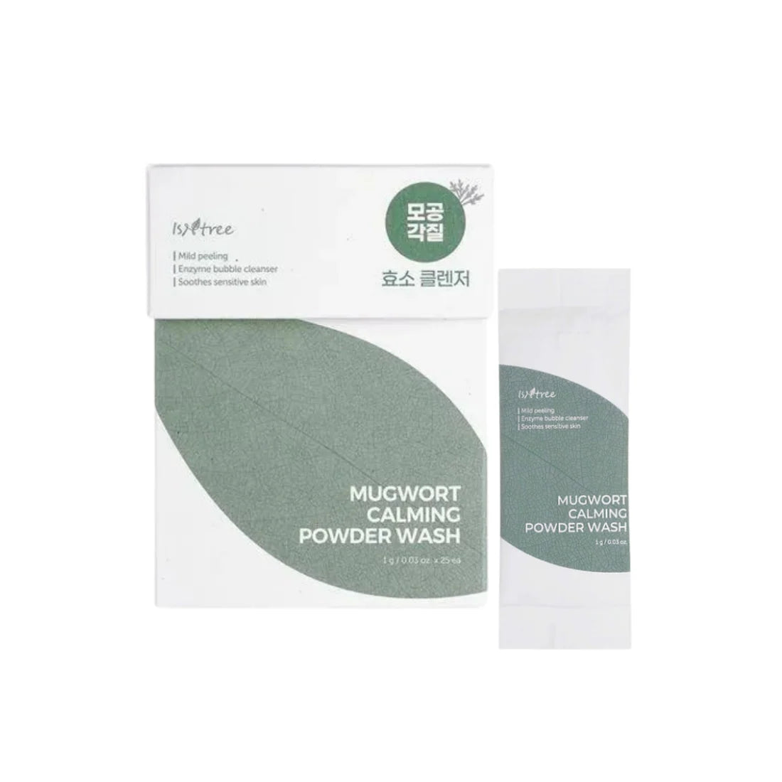 Isntree raminamasis pelyno miltelių prausiklis 25 x 5 g