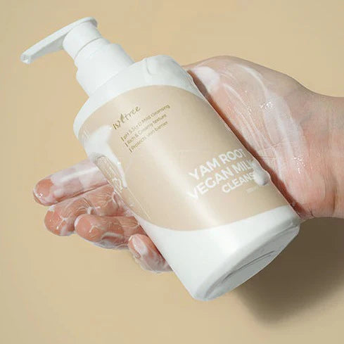Isntree Yam Root Vegan Milk Cleanser švelnus veido prausiklis 220ml