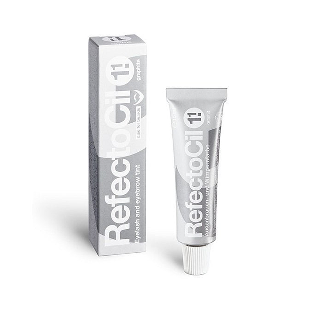 RefectoCil Nr. 1.1 Graphite dažų tūbelė ir pakuotė 15ml