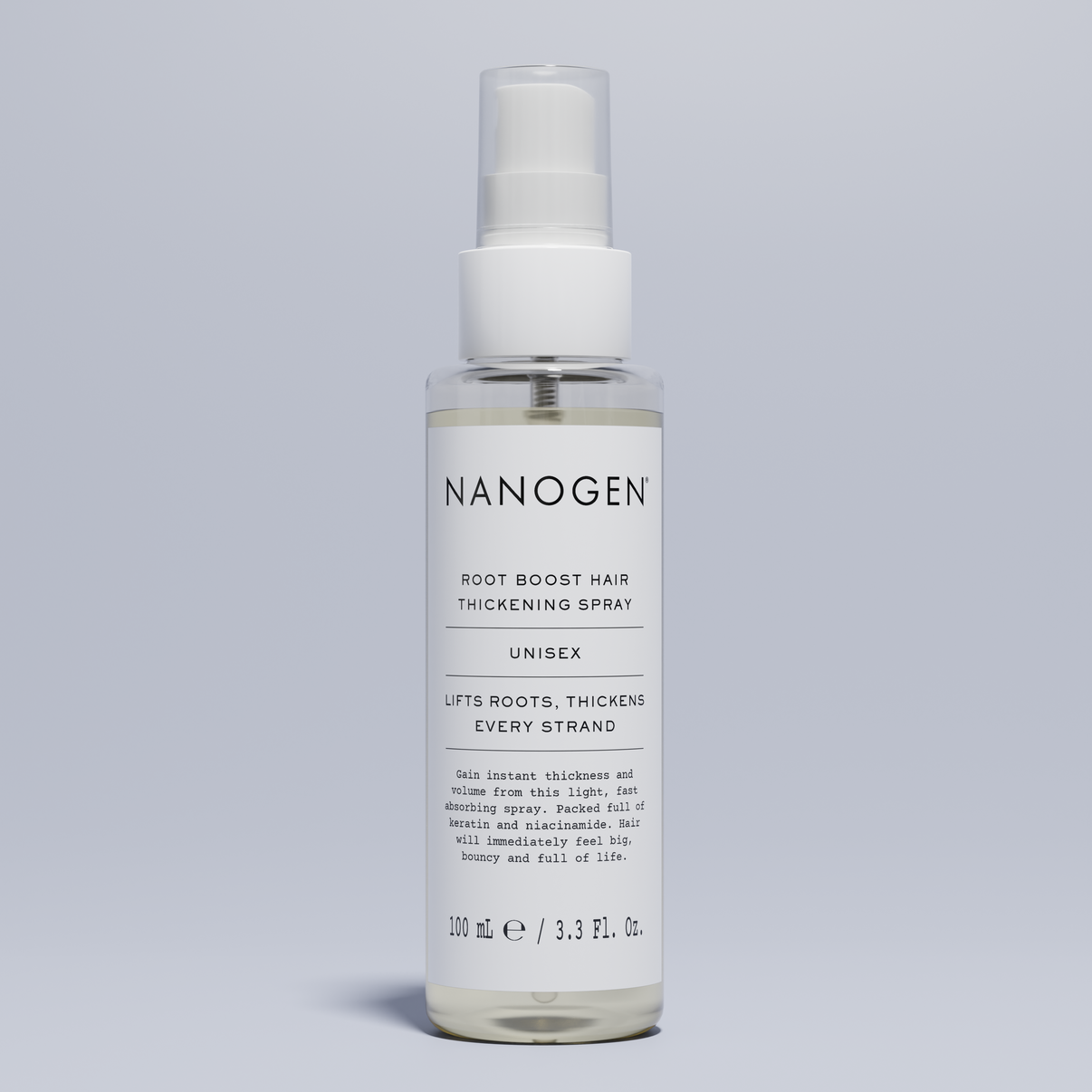 Nanogen šaknų stiprinimo purškiklis skirtas apimčiai 100ml