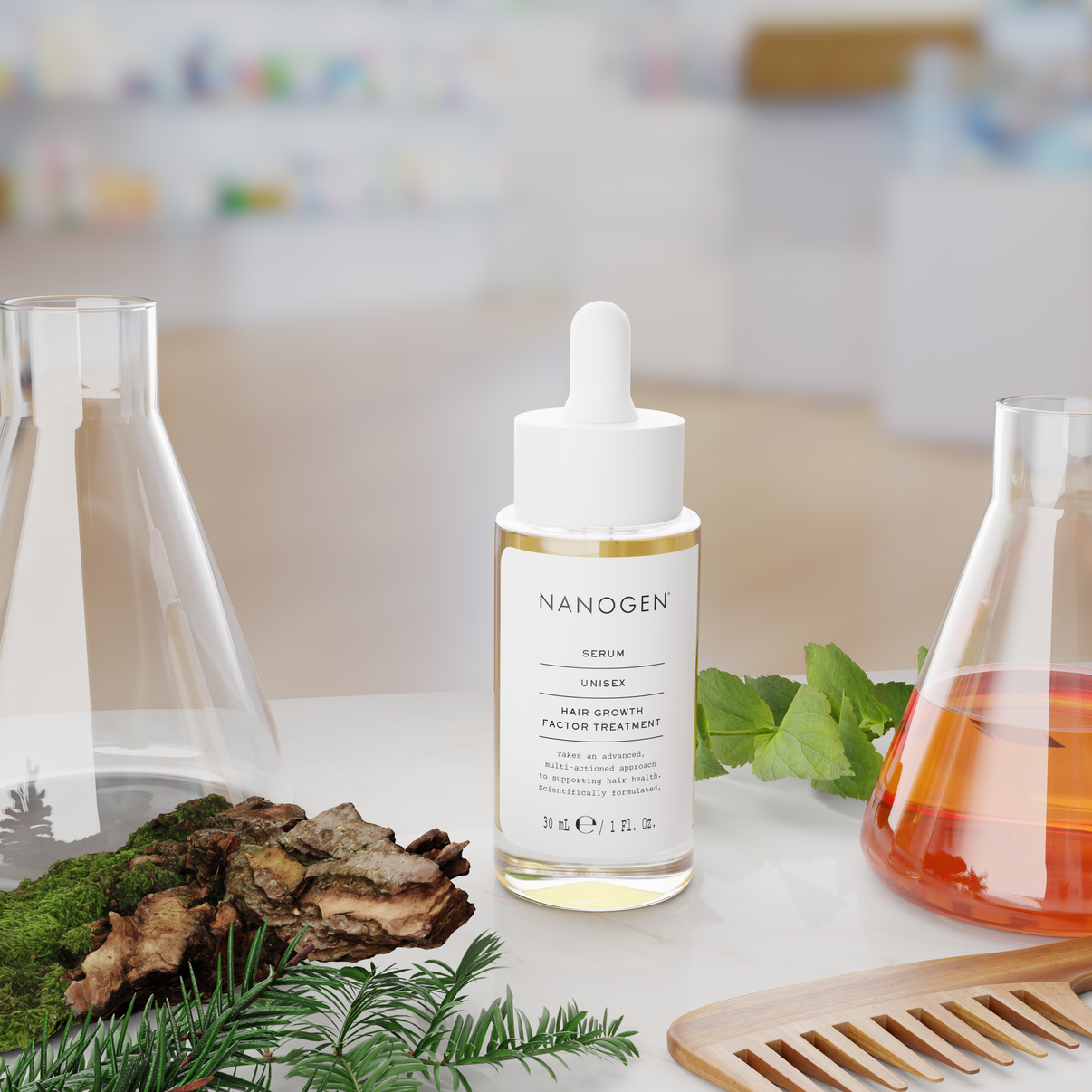 Nanogen plaukų augimą skatinantis serumas 30ml