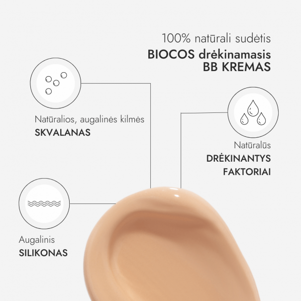 Biocos BB kremas Natural Beige 04 30ml