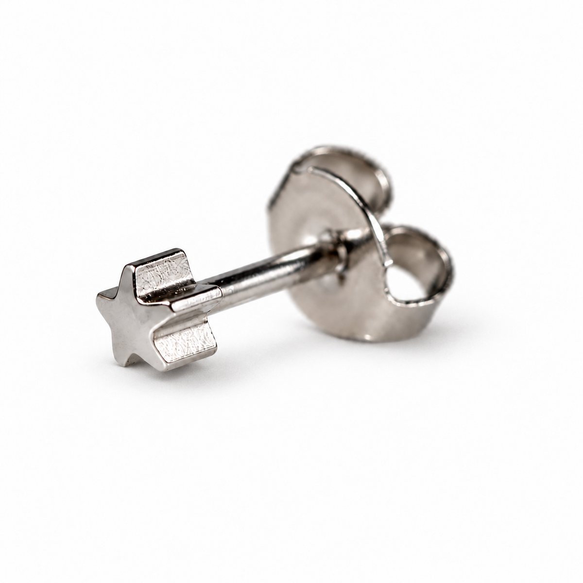 Caflon Žvaigždutė 4mm stud tipo auskarai, nerūdijantis plienas