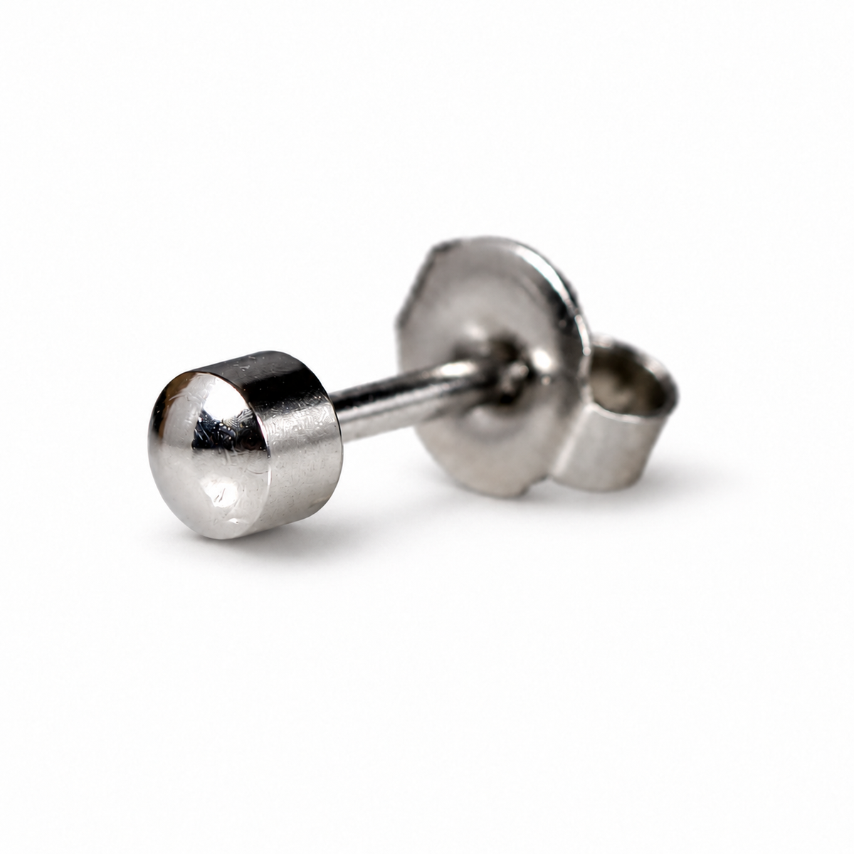 Caflon Rutuliukas 4mm stud tipo auskarai, nerūdijantis plienas