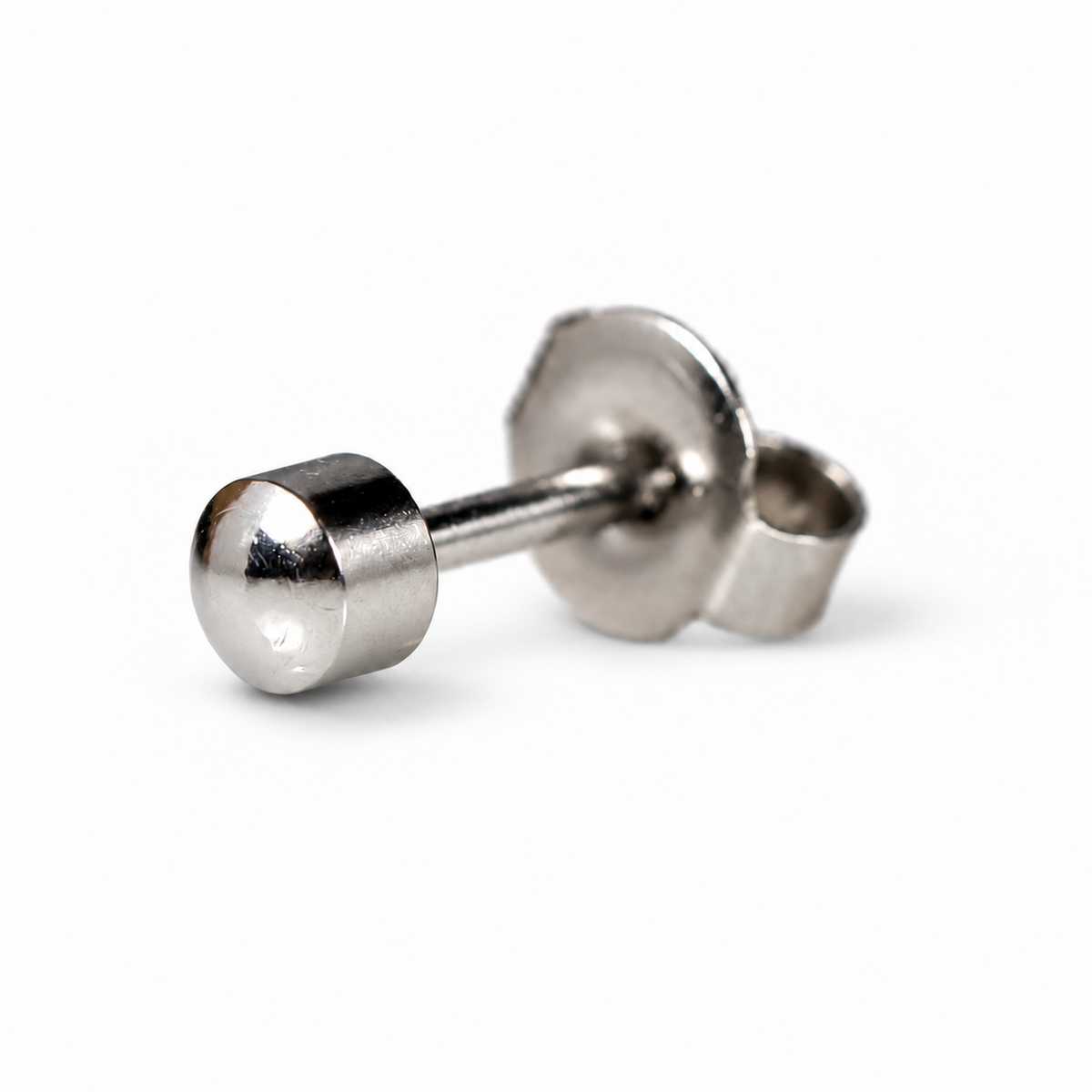 Caflon Mini Rutuliukas 3mm stud tipo auskarai, nerūdijantis plienas