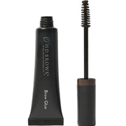HD Brows Brow Glue Medium Brown pakuotė ir šepetėlis