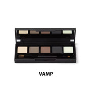 Atidaryta HD Brows Vamp akių ir antakių paletė su šepetėliu