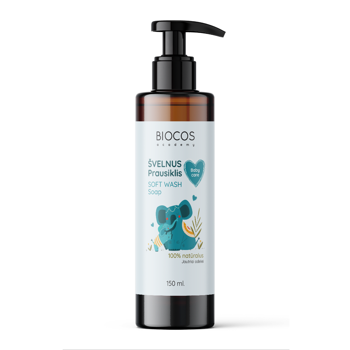 Biocos BABY CARE Švelnus prausiklis vaikams 150ml