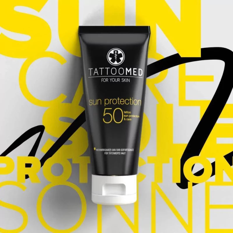 TattooMed Sun Protection SPF50 Kremas Nuo Saulės 100ml – produkto vaizdas 2
