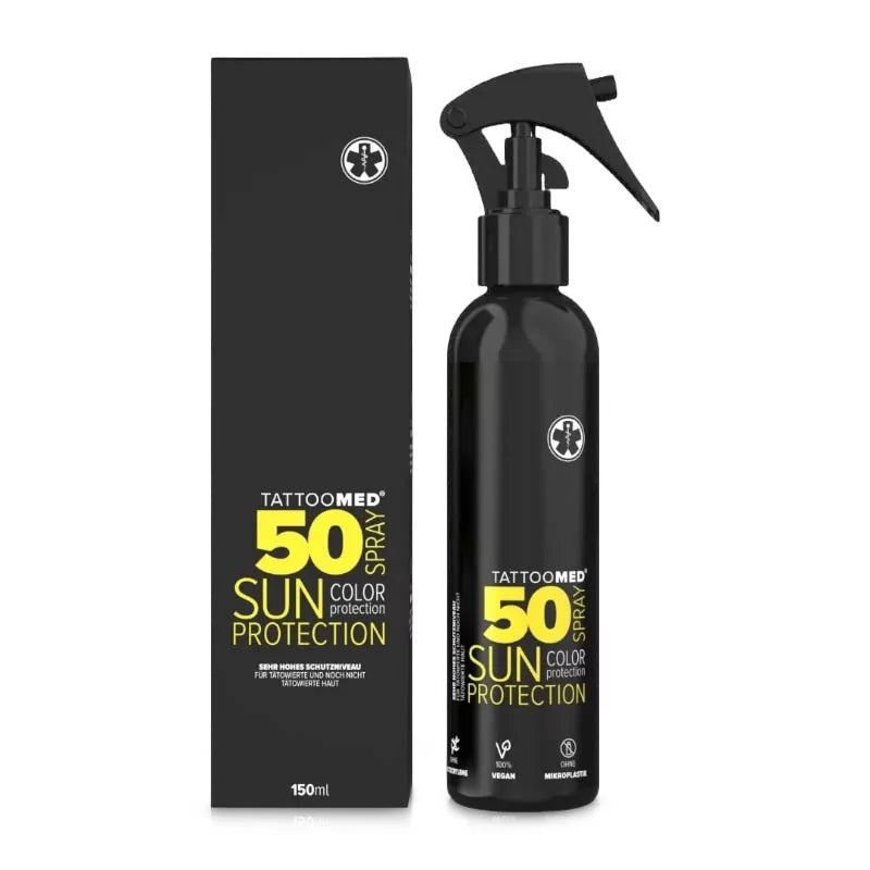 TattooMed Sun Protection SPF50 Purškiklis Nuo Saulės 150ml produkto nuotrauka